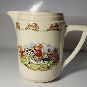Royal Doulton Bunnykin  Jug with Rabbit Design Limited